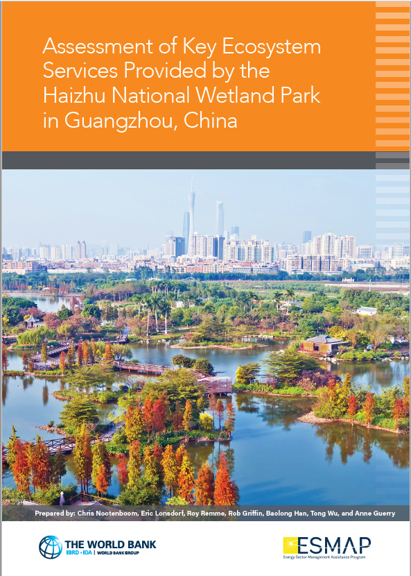 Cover report Ecosystem Services provided by the wetland in Haizhu Park China